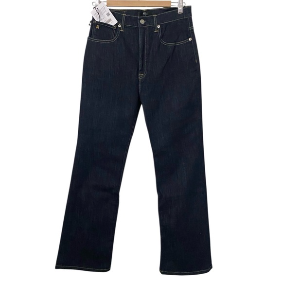 Able NWT Wide Leg Holly Kick Flare Jeans Dark Blue Size 29 - Picture 3 of 10